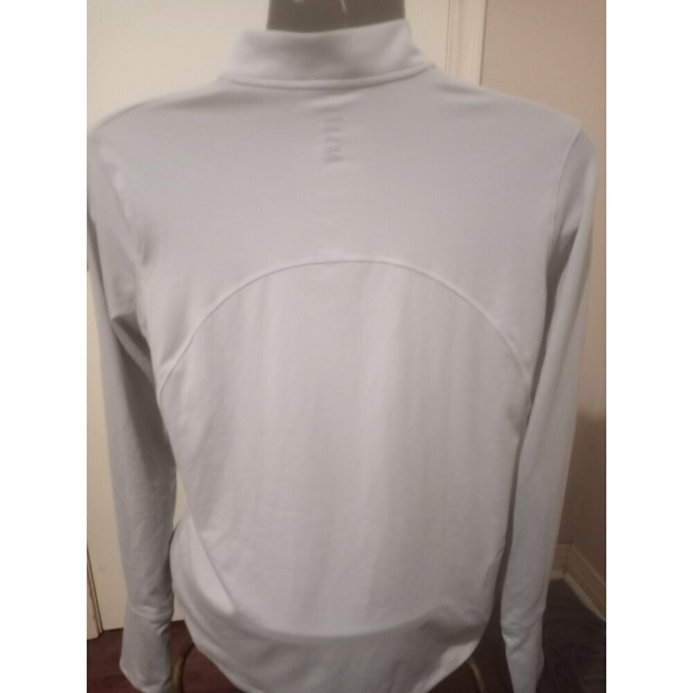 New Under Armour Women's Fitted 1/2 Zip Run Pullover Sweatshirt Gray Large L NWT - Picture 7 of 14